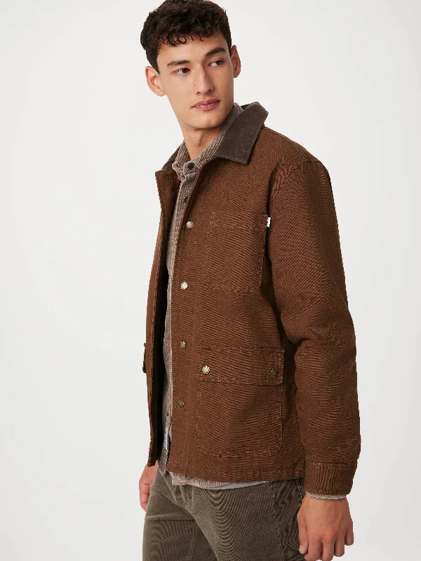 The Canvas Barn Jacket in Cappuccino