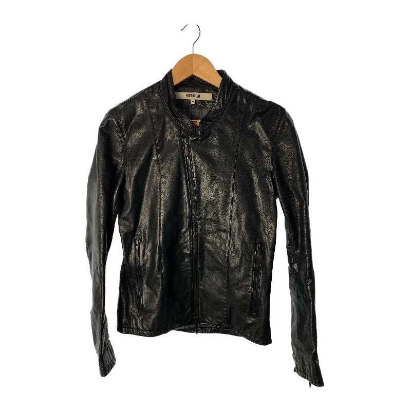 FACTOTUM/Leather Jkt/44/Black/Leather/1020218