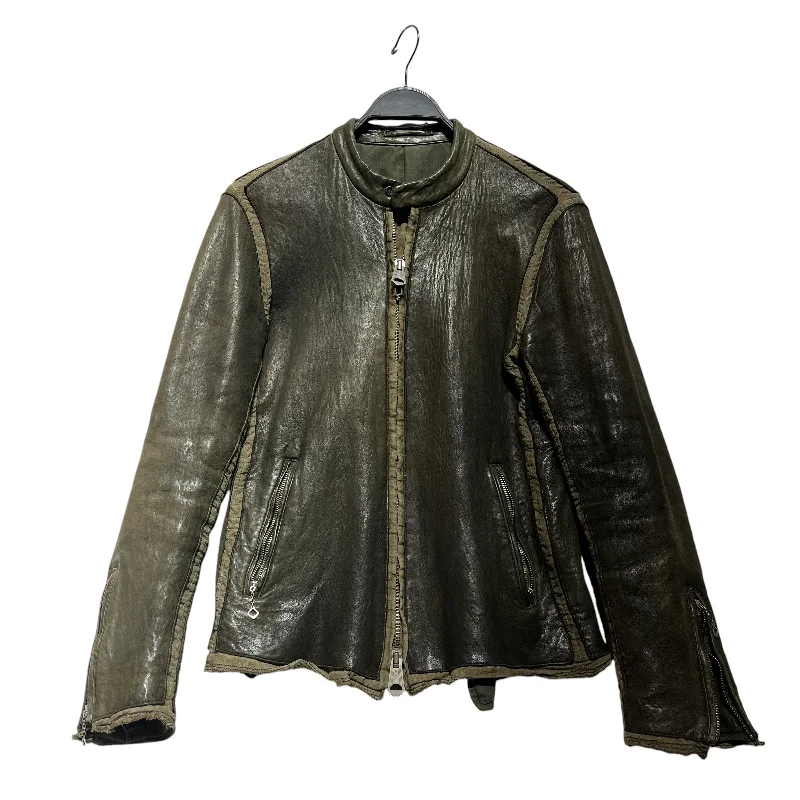 MIHARA YASUHIRO/Leather Jkt/S/Leather/BRW/