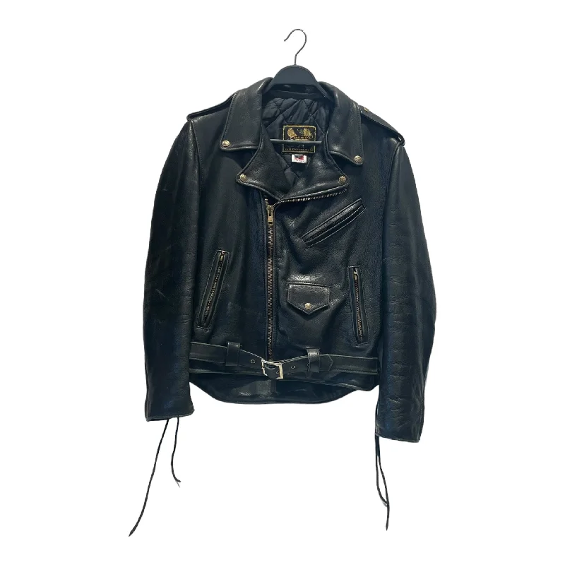 Vintage/Leather Jkt/40/Leather/BLK/