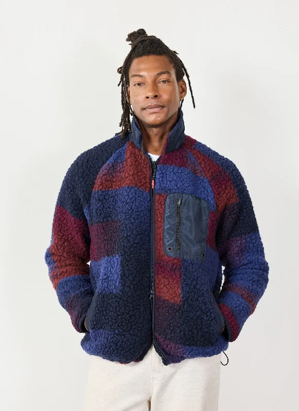 Anderson Tetris Jacket | Fleece | Navy