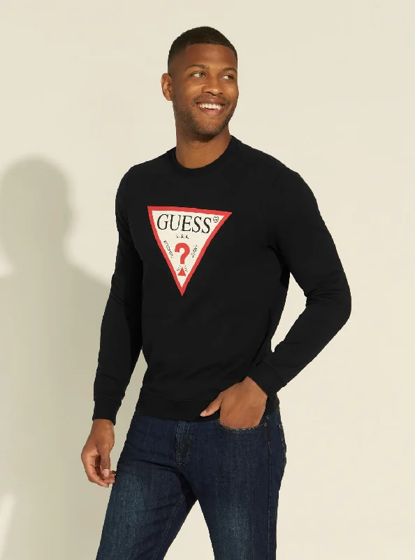 Black Audley Fleece Jumper