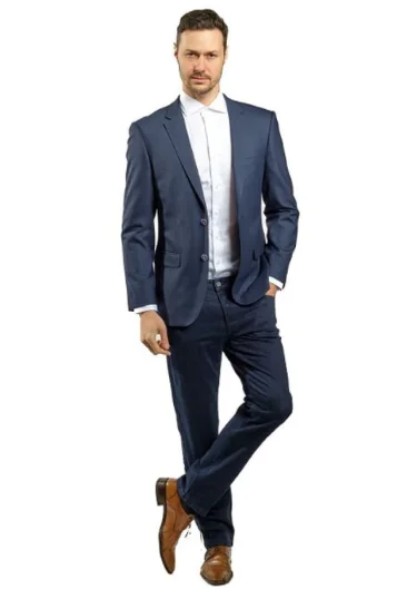 Slim Fit Navy Sport Jacket GB-BLZ-X7