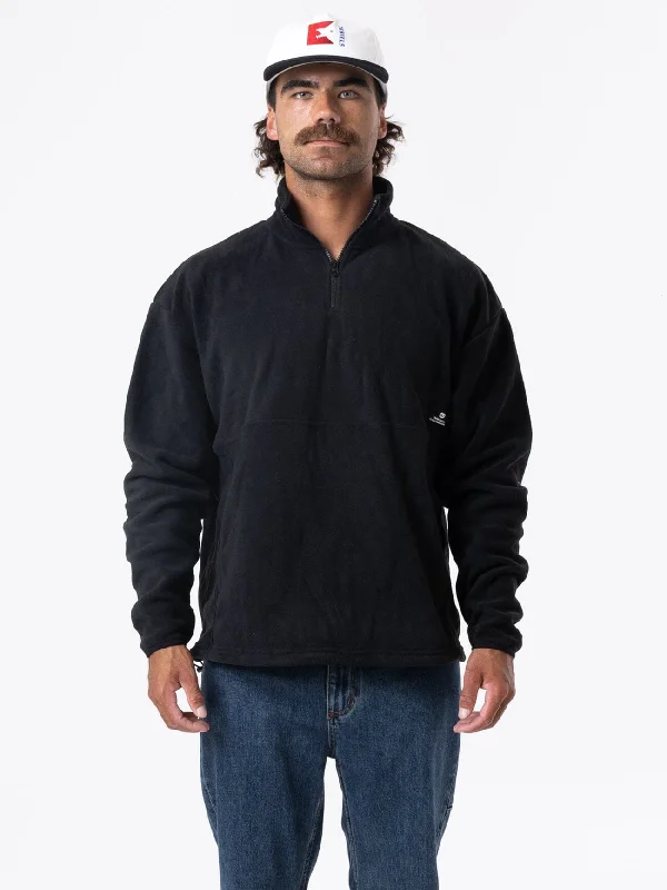 Cortex Quarter Zip Polar Fleece - Black