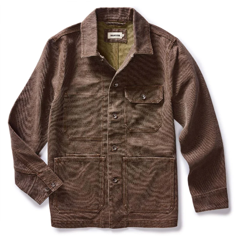 The Fremont Jacket in Aged Penny Chipped Canvas