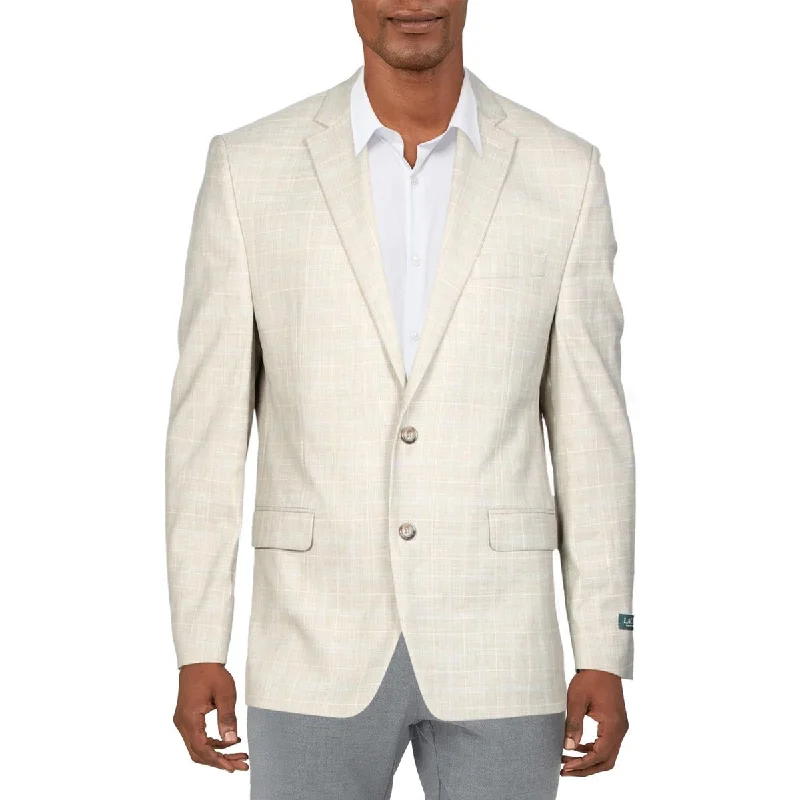 Lauren Ralph Lauren Mens Lexington Plaid Blazer Sportcoat