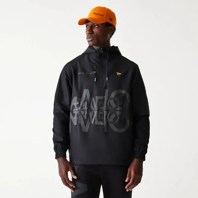 McLaren Racing Shadow Black Windbreaker Jacket