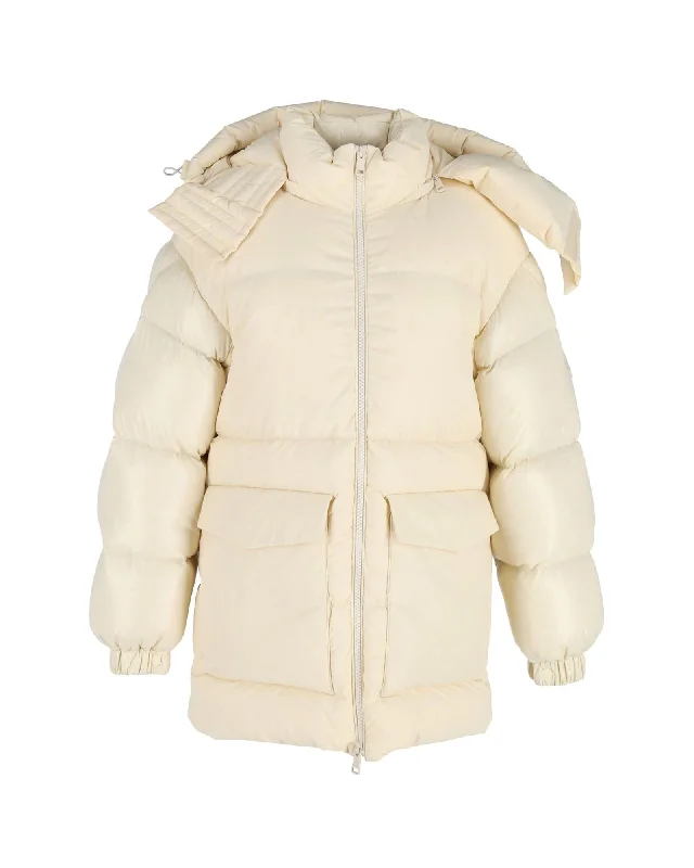 Bressay Down Jacket in Cream Polyamide by Moncler Genius 2 1952