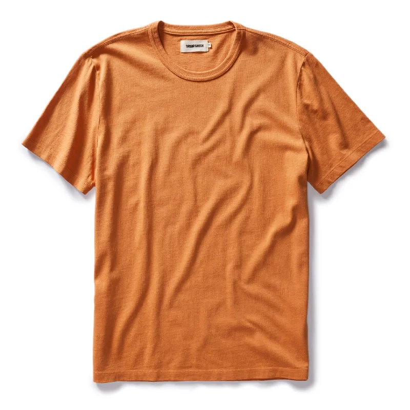 The Organic Cotton Tee in Adobe